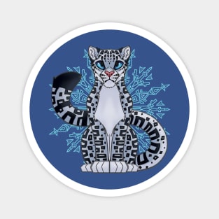 Snow Leopard Magnet